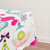 Bright Retro kerstversieringen Tafelkleed (Voorbeeld)