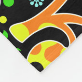 Bright Retro Paisley Patroon Aangepaste Naam Deken (Hoek)