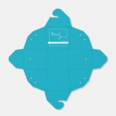 Bright Rich Sky Blue Bedankt dat je de gunstvakken Bedankdoosjes (Uitgevouwen)