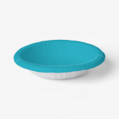 Bright Rich Sky Blue Paper Bowls Papieren Kommen (Gebogen)