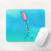 Bright Roos Mousepad Muismat (Met muis)