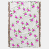 Bright roze Dainty Deken (Voorkant Verticaal)