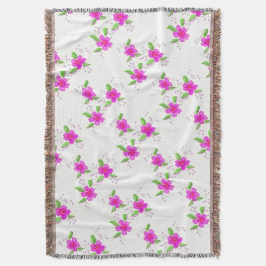 Bright roze Dainty Deken (Voorkant Verticaal)