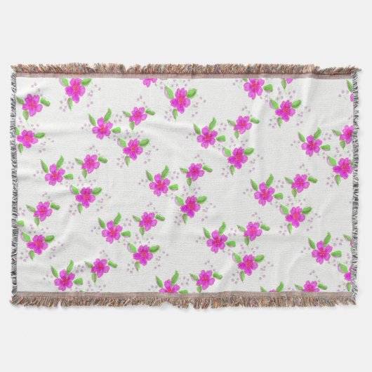 Bright roze Dainty Deken (Voorkant)