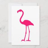 Bright roze flamingo kaart (Voorkant)