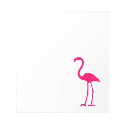Bright roze flamingo notitieblok (Voorkant)