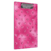 Bright roze glam Sparkly Diamonds Klembord (Rechts)