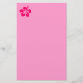 Bright Roze Hibiscus Briefpapier (Voorkant)