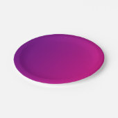 BRIGHT Roze + Paarse verloopkleurenpapieren Borden Papieren Bordje (Gekanteld)