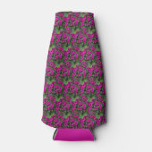 Bright roze petunias Floral Pattern Flesjeskoeler (Voorkant)