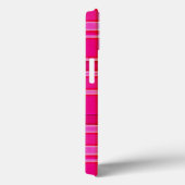 Bright Roze Pset Tartan Case-Mate iPhone Case (Achterkant / Rechts)