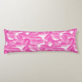 Bright roze spuce lichaamskussen