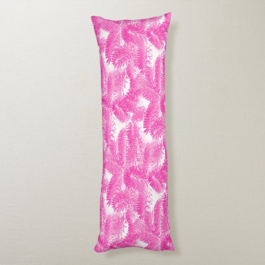 Bright roze spuce lichaamskussen (Achterkant (Verticaal))