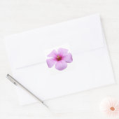 Bright roze ventilator vierkante sticker (Envelop)