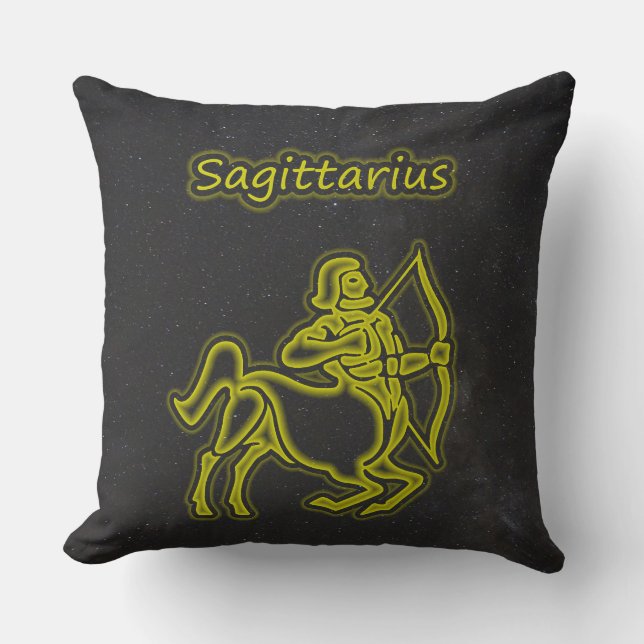 Bright Sagittarius Kussen (Voorkant)