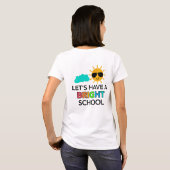 Bright schooljaar leraar t-shirt (Achterkant volledig)