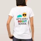 Bright schooljaar leraar t-shirt (Achterkant)