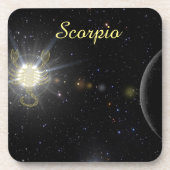 Bright Scorpio Bier Onderzetter (Voorkant)