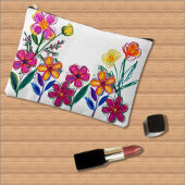 Bright Scribble Flowers Etui