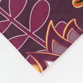 Bright seamless pattern in paisley style. Colorful Fleece Deken (Hoek)
