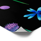 Bright seamless pattern with multicolored butterfl poster (Hoek)