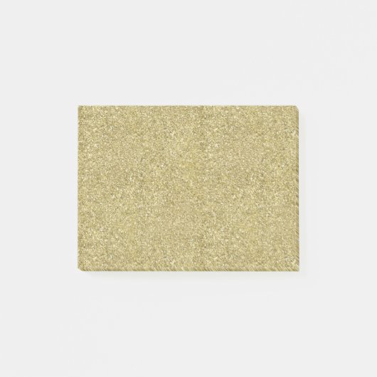 Bright Shimmer Gold Canvas Post-it® Notes (Voorkant)
