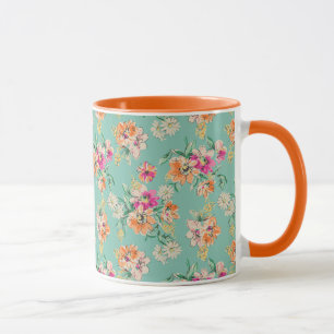 Bright Sketch Floral Pattern Mok