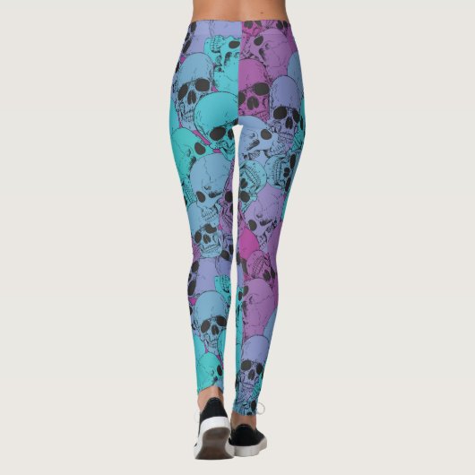 Bright Skull Leggings (Achterkant)