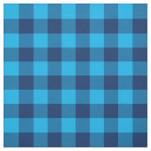 Bright Sky en Navy Blue Gingham Pset Stof (Swatch)