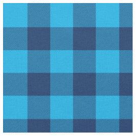 Bright Sky en Navy Blue Gingham Pset Stof