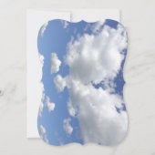 Bright sky, Happy Birthday Uitnodiging (Voorkant)