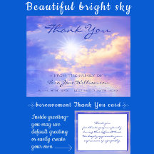 Bright Sky over Serene Water Afkomst Dank u