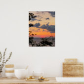 Bright Sky Sunset Poster (Keuken)