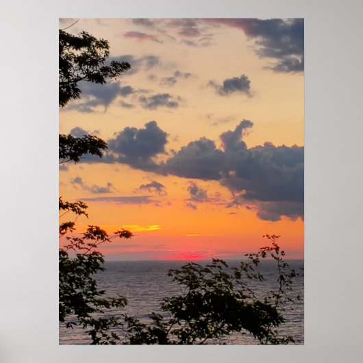 Bright Sky Sunset Poster (Voorkant)