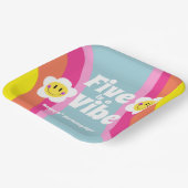 Bright Smiley Five is een Vibe Party Bord (Gebogen)