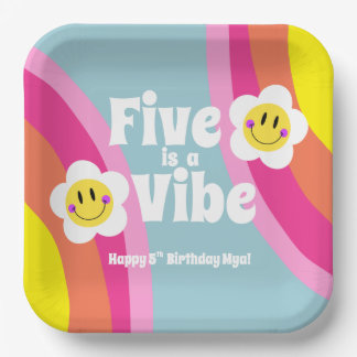 Bright Smiley Five is een Vibe Party Bord