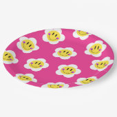 Bright Smiley Papieren Bordje (Gekanteld)