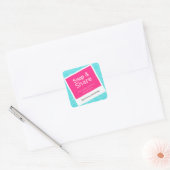 Bright Snap & Share Social Media Business Labels (Envelop)