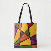 Bright snijpunten tote bag (Voorkant)