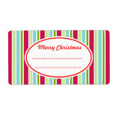 Bright Snoep Christmas Kitchen Labels (Voorkant)
