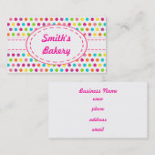 Bright Snoep Stippen Visitekaartjes (Voorkant / Achterkant)