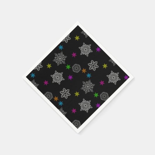Bright Snowflake Napkins Servet (Hoek)