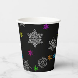 Bright Snowflake Party Cups - set 2 Papieren Bekers