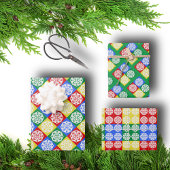 Bright Snowflakes Inpakpapier Vel