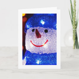Bright Snowman Feestdagen Kaart