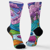 Bright Socks 0035756 Sokken (Gebogen)