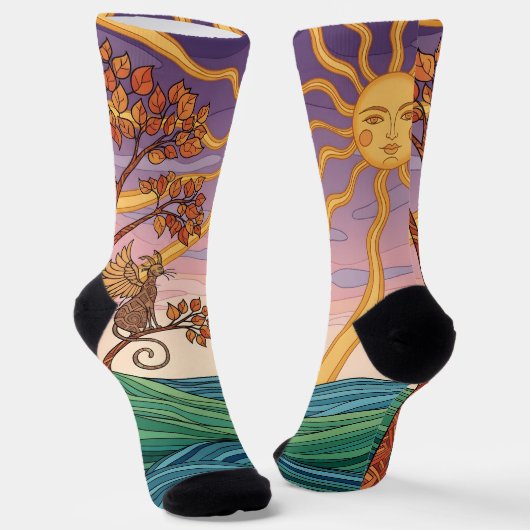 Bright Socks 0035758 Sokken (Gebogen)