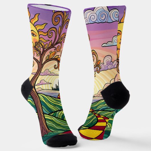 Bright Socks 0035764 Sokken (Gebogen)