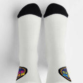 Bright Socks Bright White With Logo Sokken (Top)