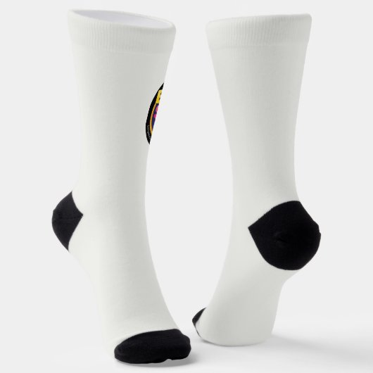 Bright Socks Bright White With Logo Sokken (Gebogen)